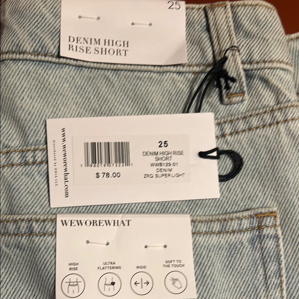 WeWoreWhat Light Blue Jean Shorts - Picture 3 of 9